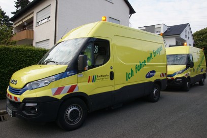 Sindelfingen: Wasserrohrbruch in der Brahmsstrasse