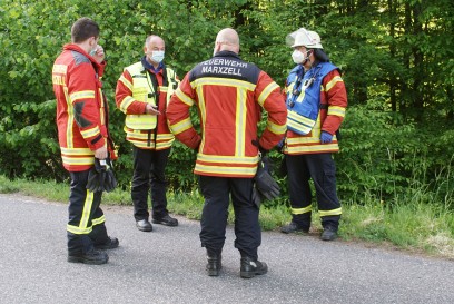 Mossbronn: schwerer Verkehrsunfall zwischen Motorrad und Pkw  - 3 Personen teils schwer Verletzt