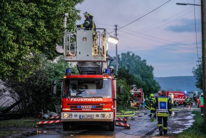 Urbach: Vollbrand eines Landwirtschaftlichen Anwesens 