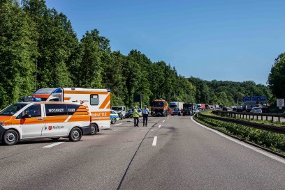 Sindelfingen: Auffahrunfall auf der A81 bei Sindelfingen
