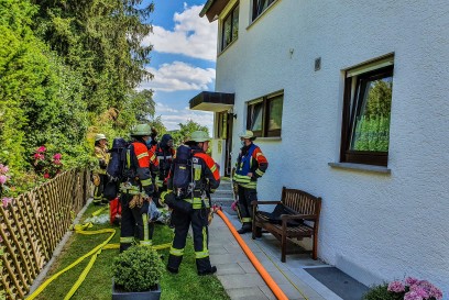 Steinenbronn: Feuerwehreinsatz wegen brennendem Elektroteil