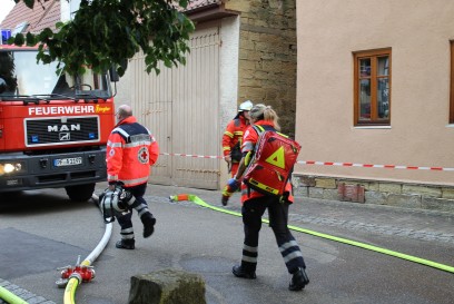 Dachstuhlbrand in Knittlingen