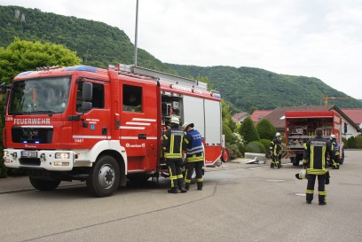Oberlenningen: Garagenbrand in Wohngebiet