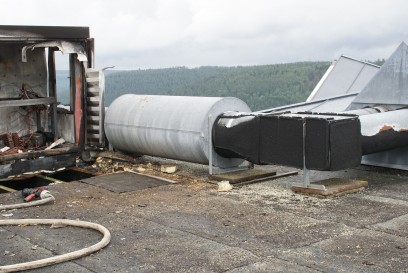 Bad Wildbad: auf dem Sommerberg Hotel kam es zu einem Kuechenbrand - eine Person Verletzt
