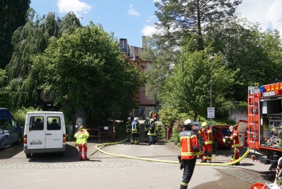 Eckwaelden: Brand im Heil- und Erziehungsinstitut fuer seelenpflegebeduerftiger Kinder