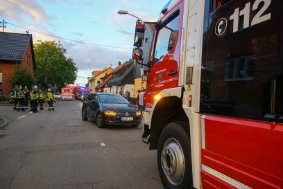 Weil im Schoenbuch: Verkehrsunfall in der Bahnhofstrasse in Weil im Schoenbuch