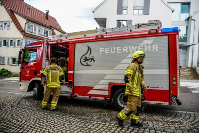 Kernen-Stetten: Starkregenschauer setzt Kirche unter Wasser