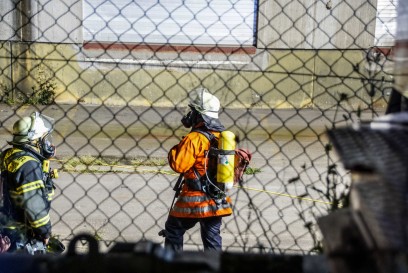 Neuhausen: Brand in Fluechtlingsunterkunft-  mehrere verletzte 