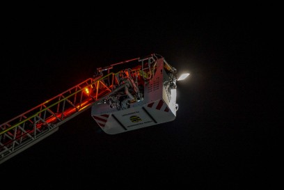 Neuhausen: Brand in Fluechtlingsunterkunft-  mehrere verletzte 