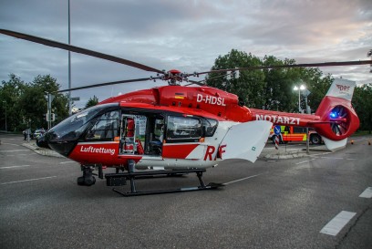 Kirchheim: Streit eskaliert unter 5 beteiligten Personen - Rettungshubschrauber im Einsatz 