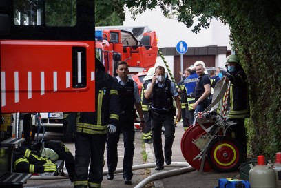Waiblingen: Brand im Mehrfamilienhaus