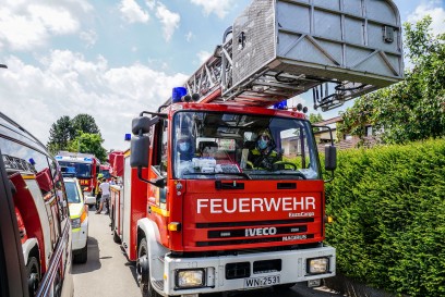 Aichwald-Aichelberg: Wespennest abgeflammt und Terrassenueberdachung in Brand gesetzt