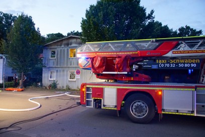 Herrenberg: Zimmerbrand in Sozialunterkunft fordete ein Todesopfer