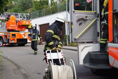 Sindelfingen-Maichingen :Essen auf dem Herd vergessen - Feuerwehr rueckt an
