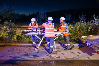 Boertlingen: Vollbrand eines Holzverarbeitenden Betriebes