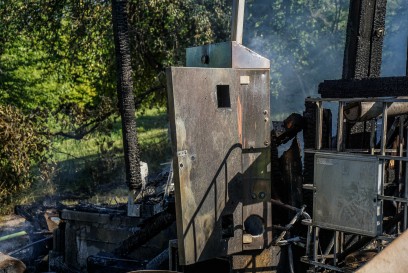 Schorndorf-Schornbach: Schuppenbrand fordert ein Todesopfer