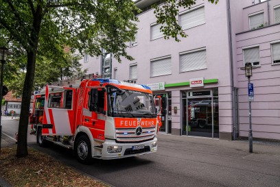 Esslingen: Brand auf einem Balkon