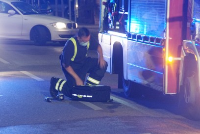 Pforzheim: Dachgeschosswohnung geraet in Brand - Wohnung verraucht