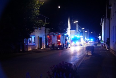 Korntal Muenchingen: Gebaeudebrand