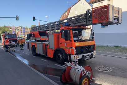 Backnang: Brand in Mehrfamilienhaus