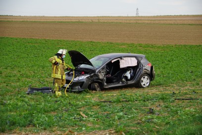 Schwieberdingen: PKW kollidiert mit LKW - Fahrer verletzt