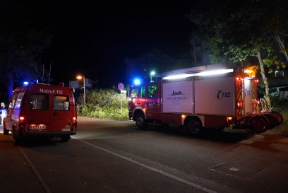 Reichenbach a.d. Fils: Essen auf dem Herd loest Feuerwehreinsatz aus