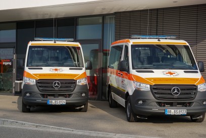 Sindelfingen: Zwei neue Katastrophenschutzfahrzeuge fuer das DRK 