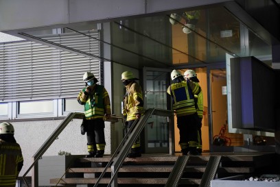 Fellbach: Brand einer Spuelmaschine in einem Buerogebaeude