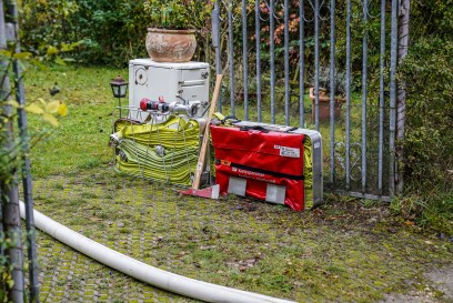 Wernau: Brand einer Gartenhuette