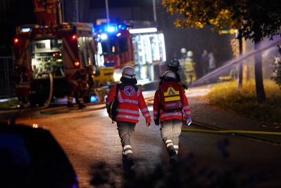 Wendlingen: Lidl in Vollbrand 