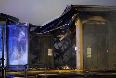 Wendlingen: Lidl in Vollbrand 