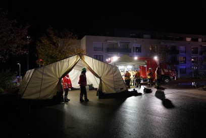 Wendlingen: Lidl in Vollbrand 