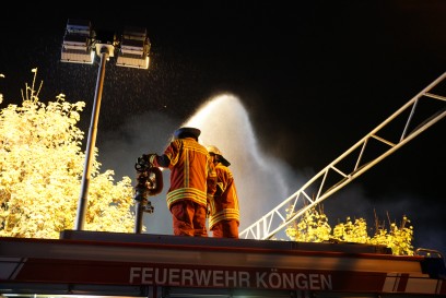 Wendlingen: Lidl in Vollbrand 