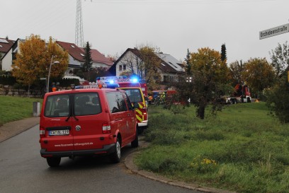 Simmozheim: Doppelhaushaelfte nach Vollbrand unbewohnbar