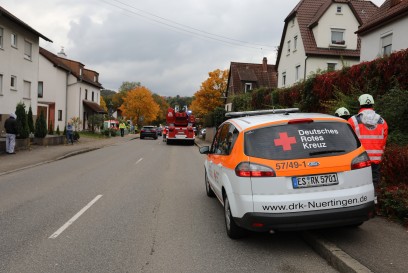 Nuertingen: Brand in einer Kueche