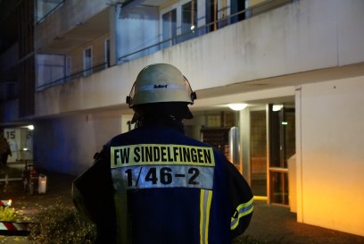 Sindelfingen: Kuechenbrand im Hochhaus 