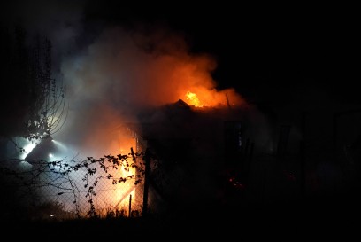 Waiblingen: Vollbrand eines Gartenhauses