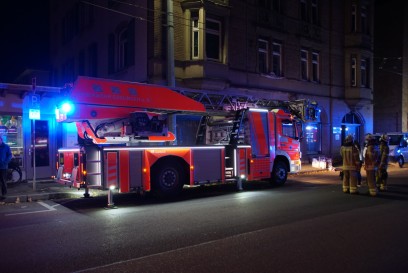 Esslingen: Feuerwehreinsatz in der Neckarstrasse 