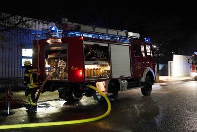 Winterbach: Maschinenbrand fordert einen Verletzten