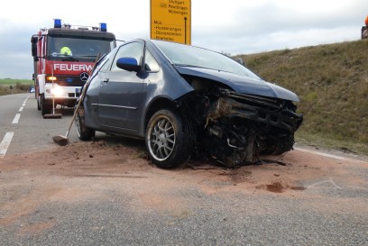 Muensingen: Nach Ueberschlag in Klinik