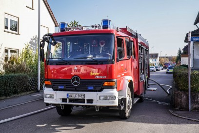 Schwaikheim: Gasflasche explodiert in Gebaeude - 1 Verletzter
