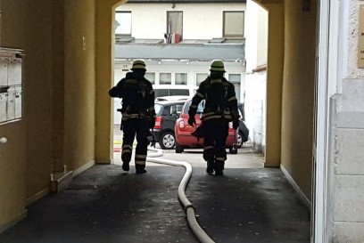 Pforzheim: Brand im Hinterhof durch Kaffeemaschine