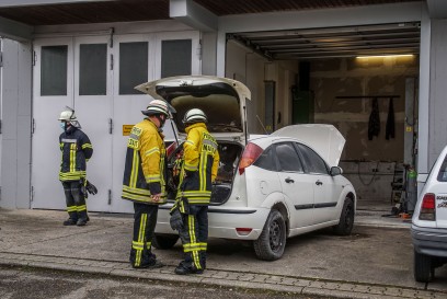 Magstadt: PKW Brand endet glimpflich