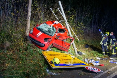 Erdmannhausen: Toedlicher Verkehrsunfall