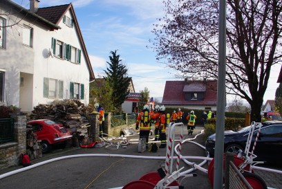 Grossaspach: Kellerbrand in Mehrfamilienhaus