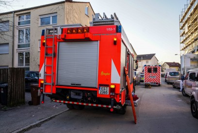Esslingen: Arbeiter stuerzen Treppe auf Baustelle hinunter 