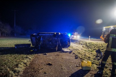 Aidlingen: Rettungshubschrauber bei schwerem Unfall im Einsatz