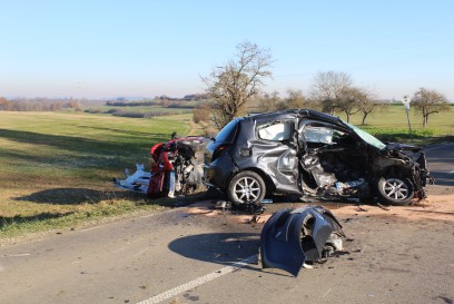 Remmigsheim: Unfall auf der K6921 fordert drei Schwer Verletzt 