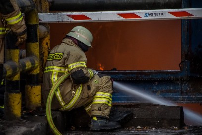 Boeblingen: Brand im Restmuellheizkraftwerk - Feuerwehr im Grosseinsatz