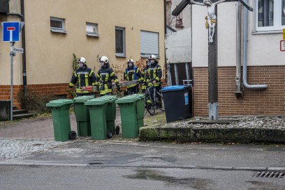 Ammerbuch-Altingen:  Brand in Mehrfamilienhaus